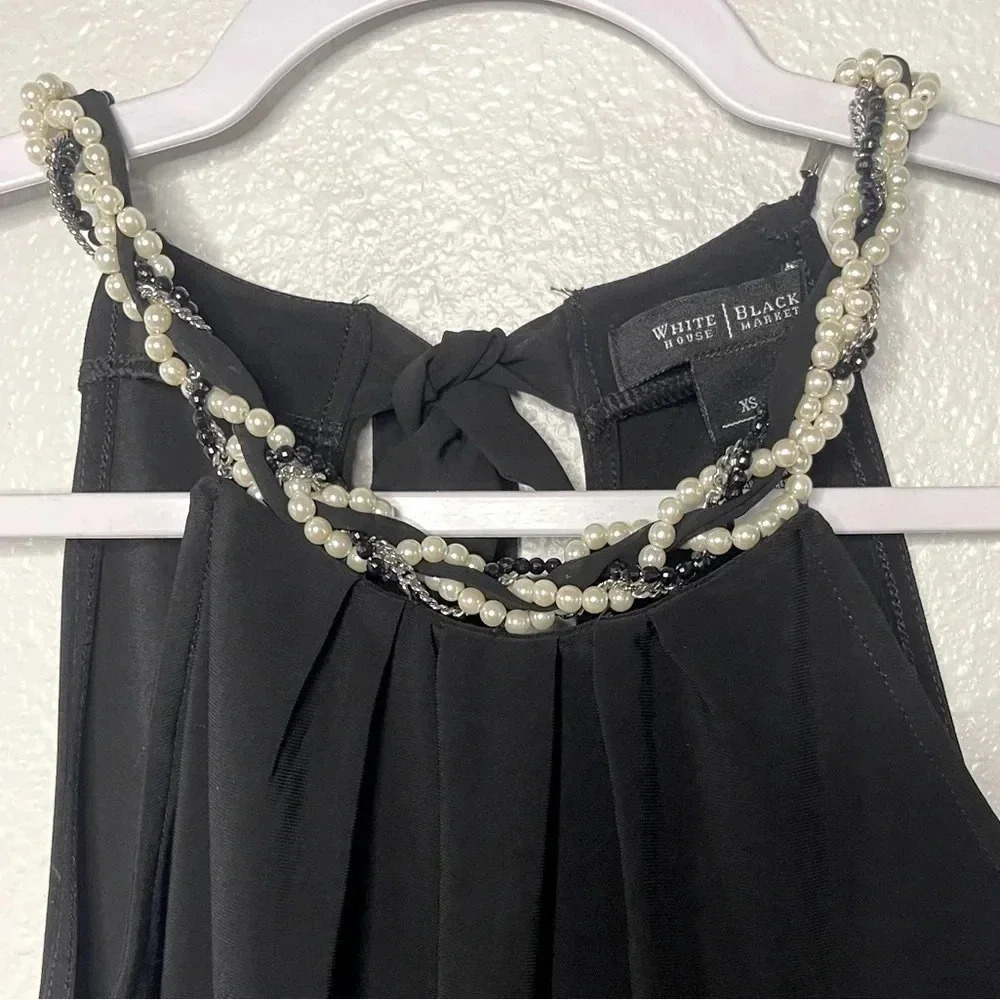 White House Black Market Pearl Neckline Tank